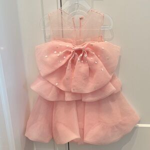 Elegant Pink Kids Formal Dress